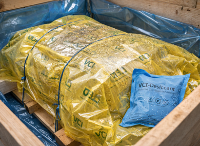 Anticorrosione e VCI - protezione contro umidità e condensa