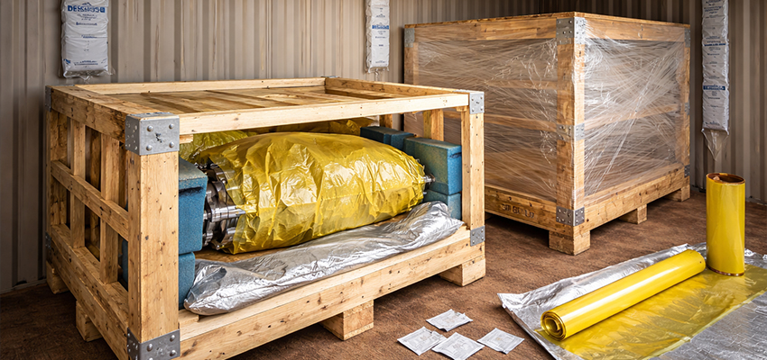 Casse per spedizioni marittime Roma - imballo per container e protezione anticorrosione