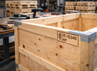 Trattamento ISPM-15 - legno conforme per casse da export