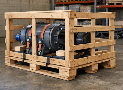 Gabbie aperte in legno - ispezione e movimentazione