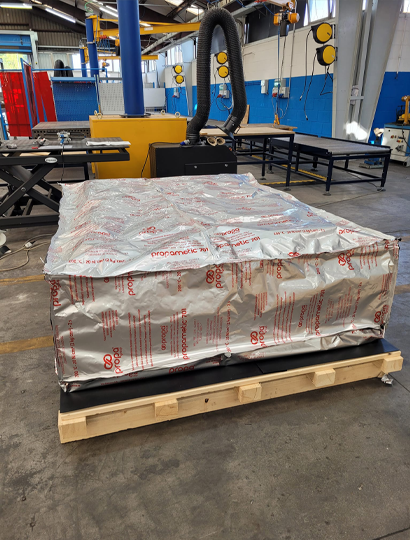 Imballaggio anticorrosione per trasporto e stoccaggio