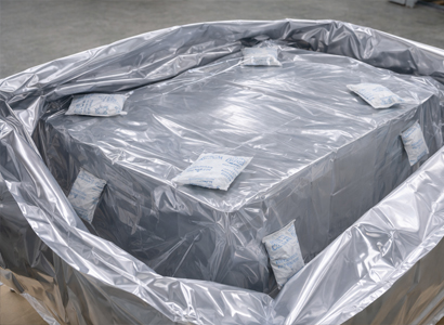 Barriera alluminio e silica gel Roma - protezione totale per export