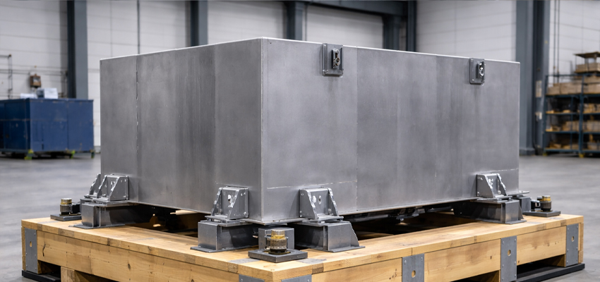 Imballaggi per carichi pesanti Roma - basamenti e rinforzi legno+acciaio