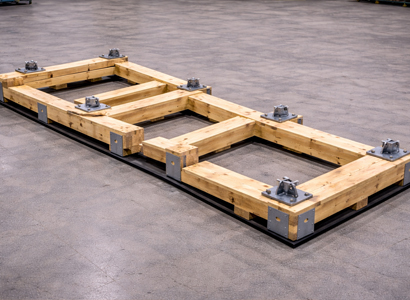 Basamenti per carichi fuori sagoma Roma - slitte e struttura per movimentazione