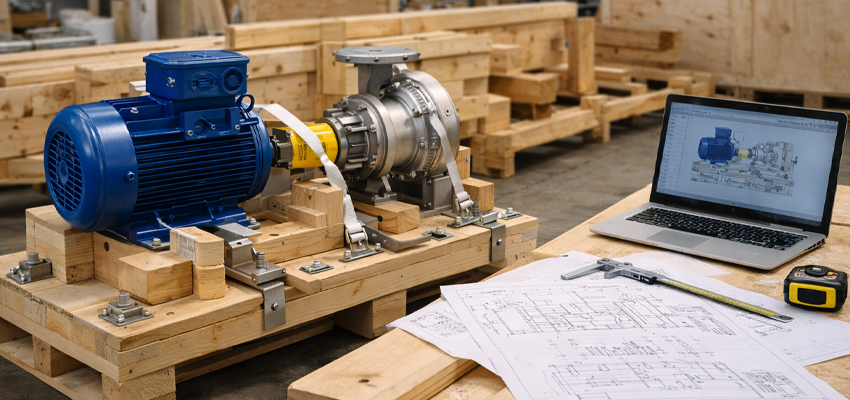 Imballaggi industriali su misura Roma - progettazione tecnica e fissaggi dedicati