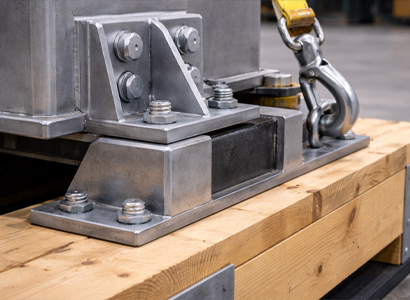 Imballaggi legno e acciaio Roma - staffaggi e punti di ancoraggio