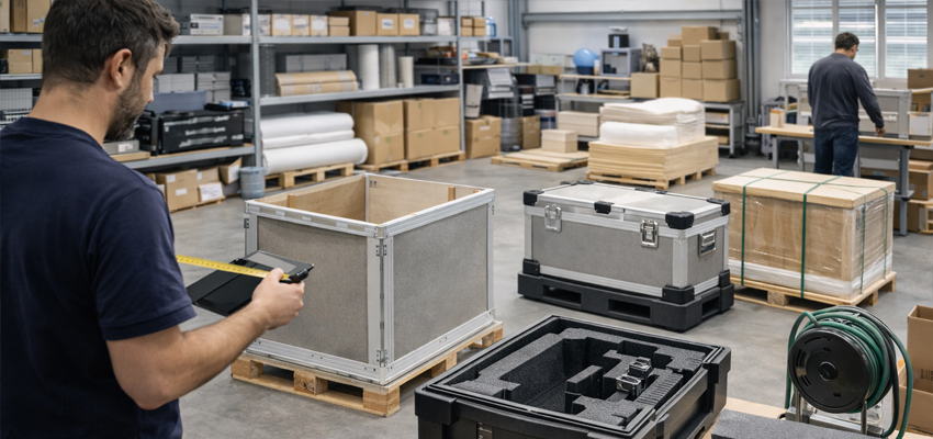 Servizi di imballaggio industriale Roma - gestione completa, conto terzi e on-site