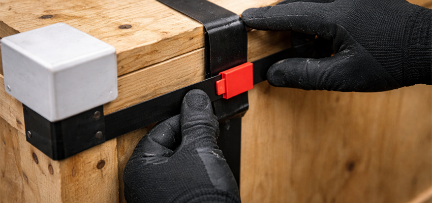 Sigilli e controlli finali su imballaggi e casse in sede