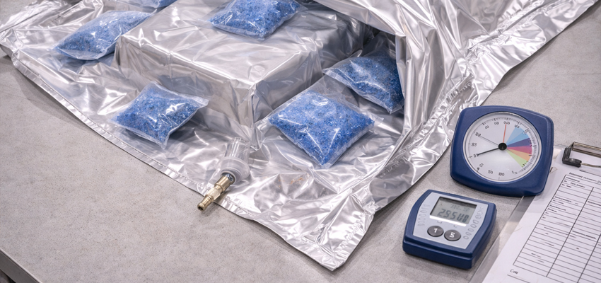 Accoppiato barriera Roma - barriera alluminio, sottovuoto e silica gel